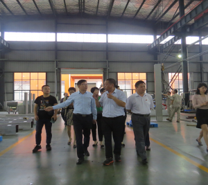 Chen rong, chairman of yichun CPPCC, and his delegation came to yichun wanshen to conduct a survey on 