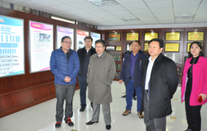 Liu hongning, party secretary of jiangxi university of traditional Chinese medicine, and his delegation visited yichun wanshen for investigation